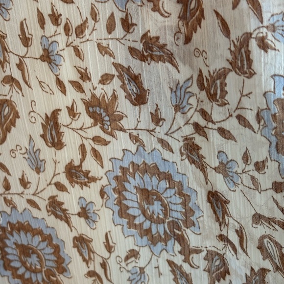 Lucky Brand Long Sleeve Floral Boho Maxi Dress Size Small NWOT - Picture 9 of 15